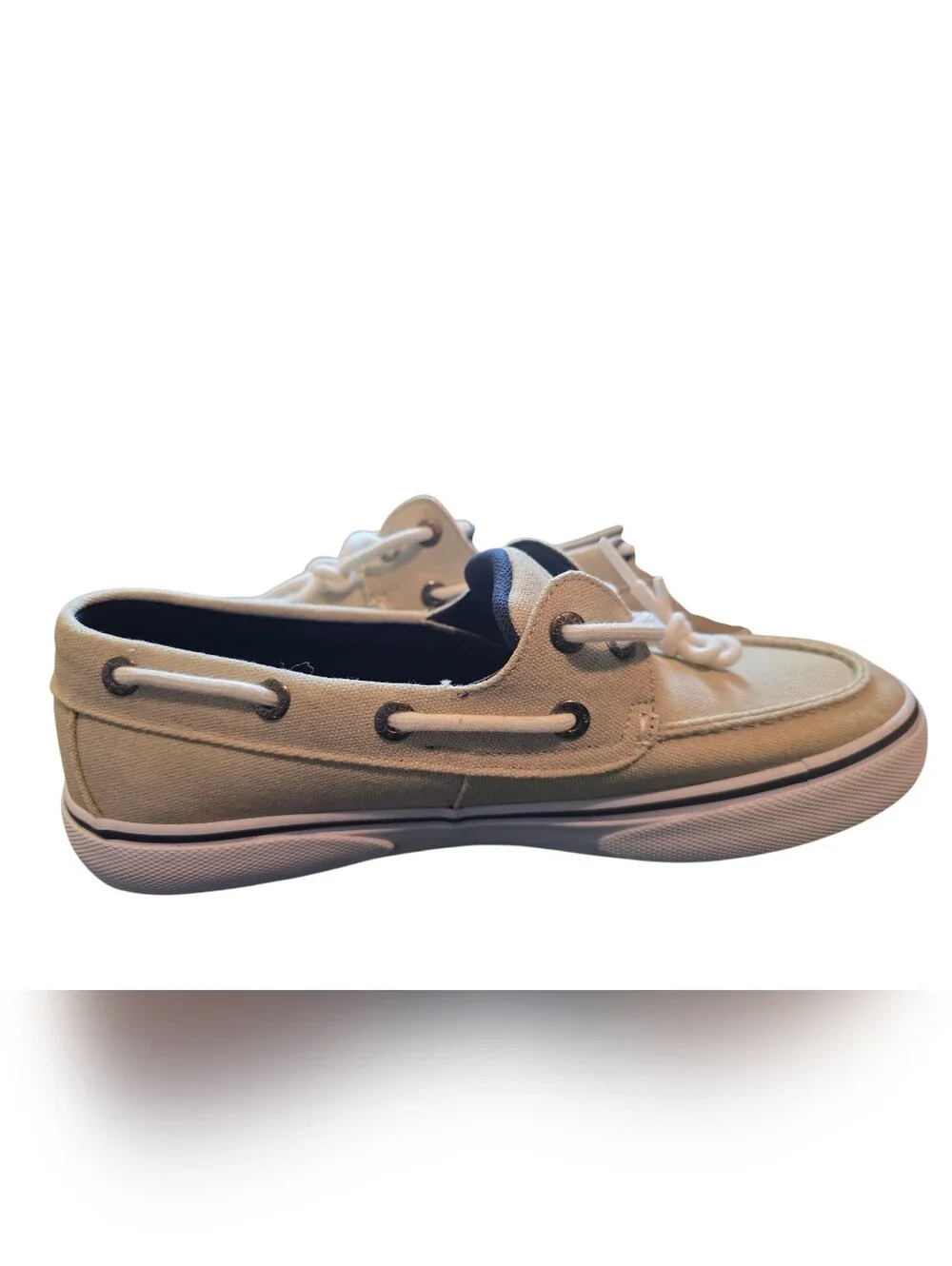 Dockers Canvas Boat Shoes with Lace Detail